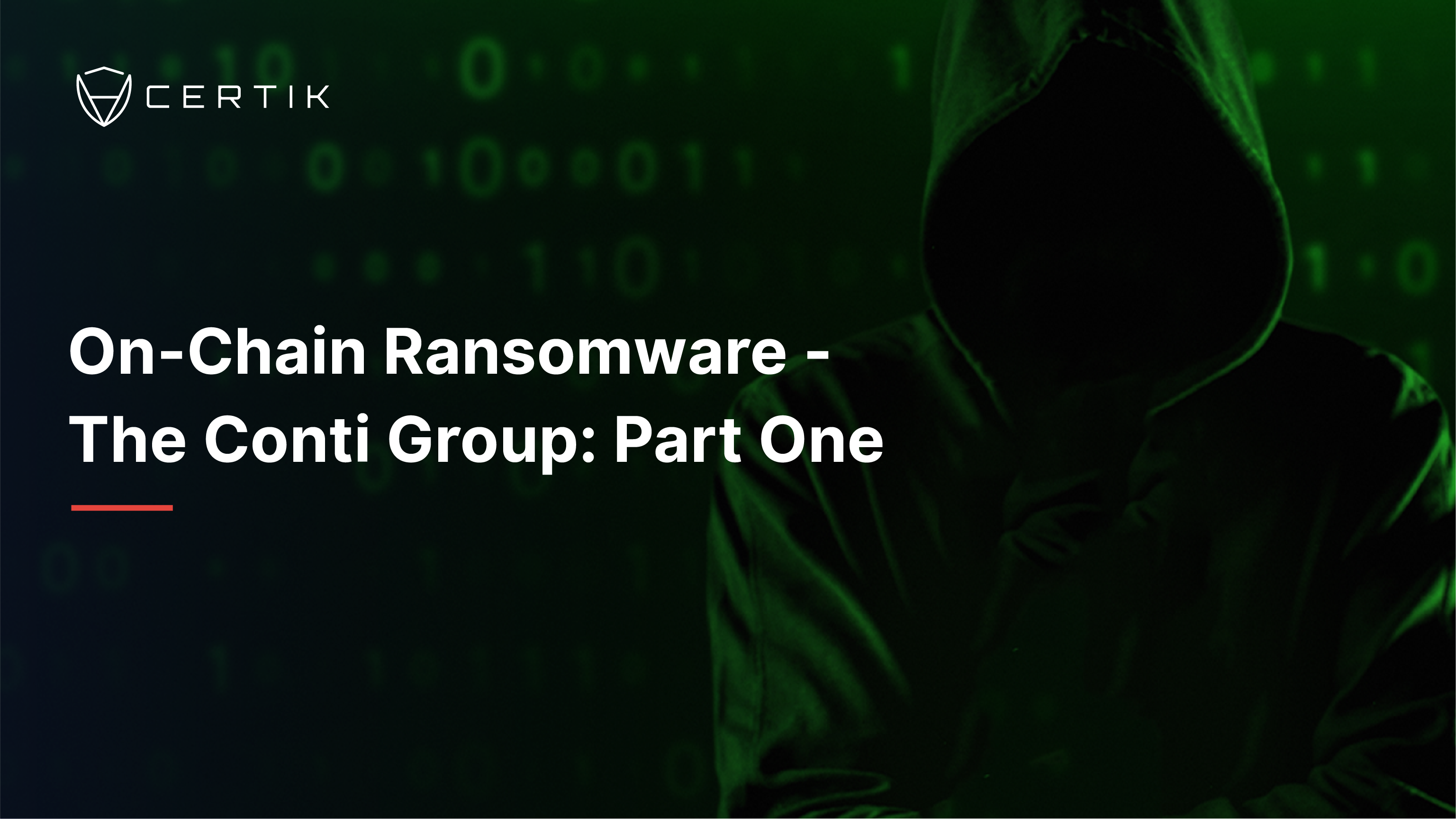On-Chain Ransomware - The Conti Group: Part One